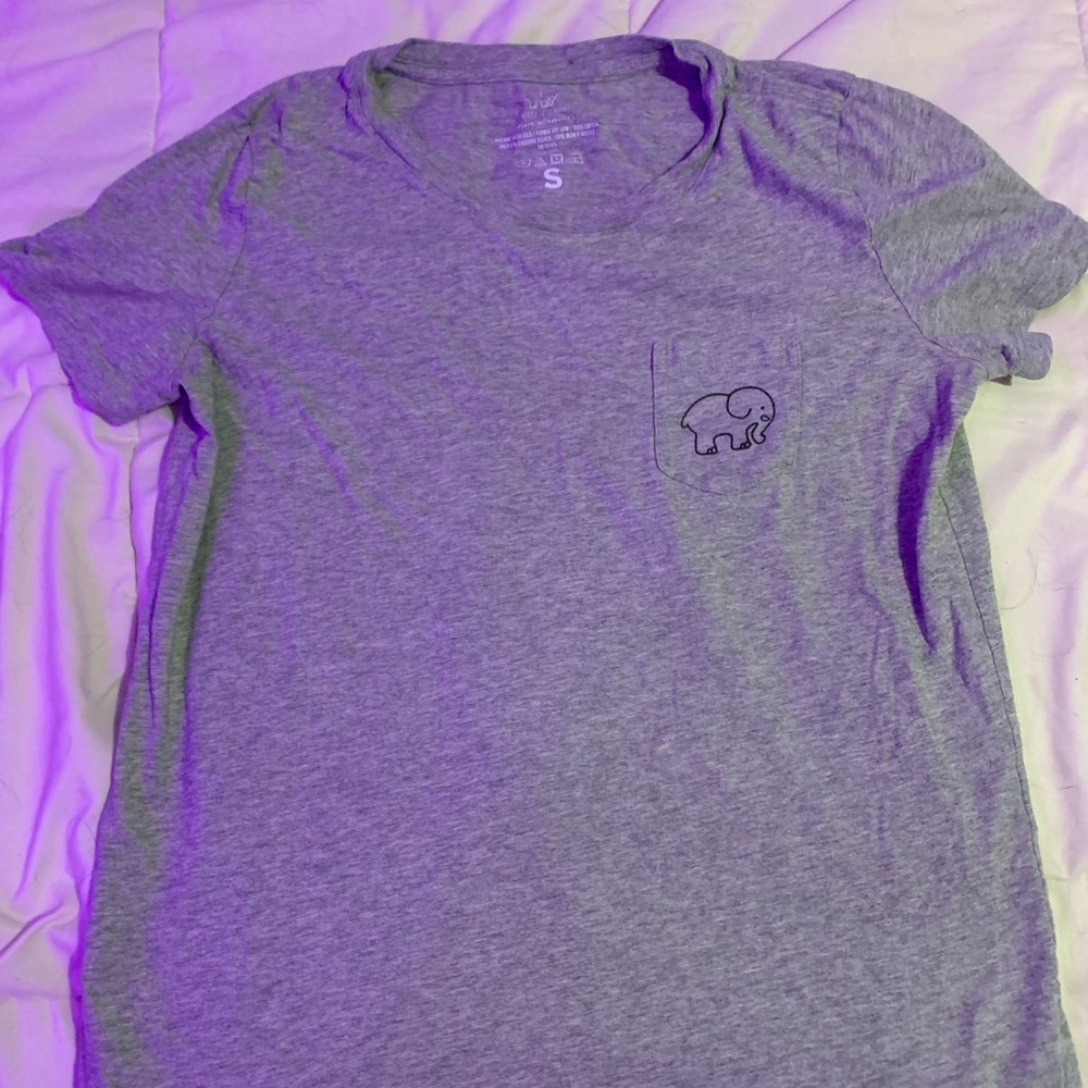 gray ivory ella tee